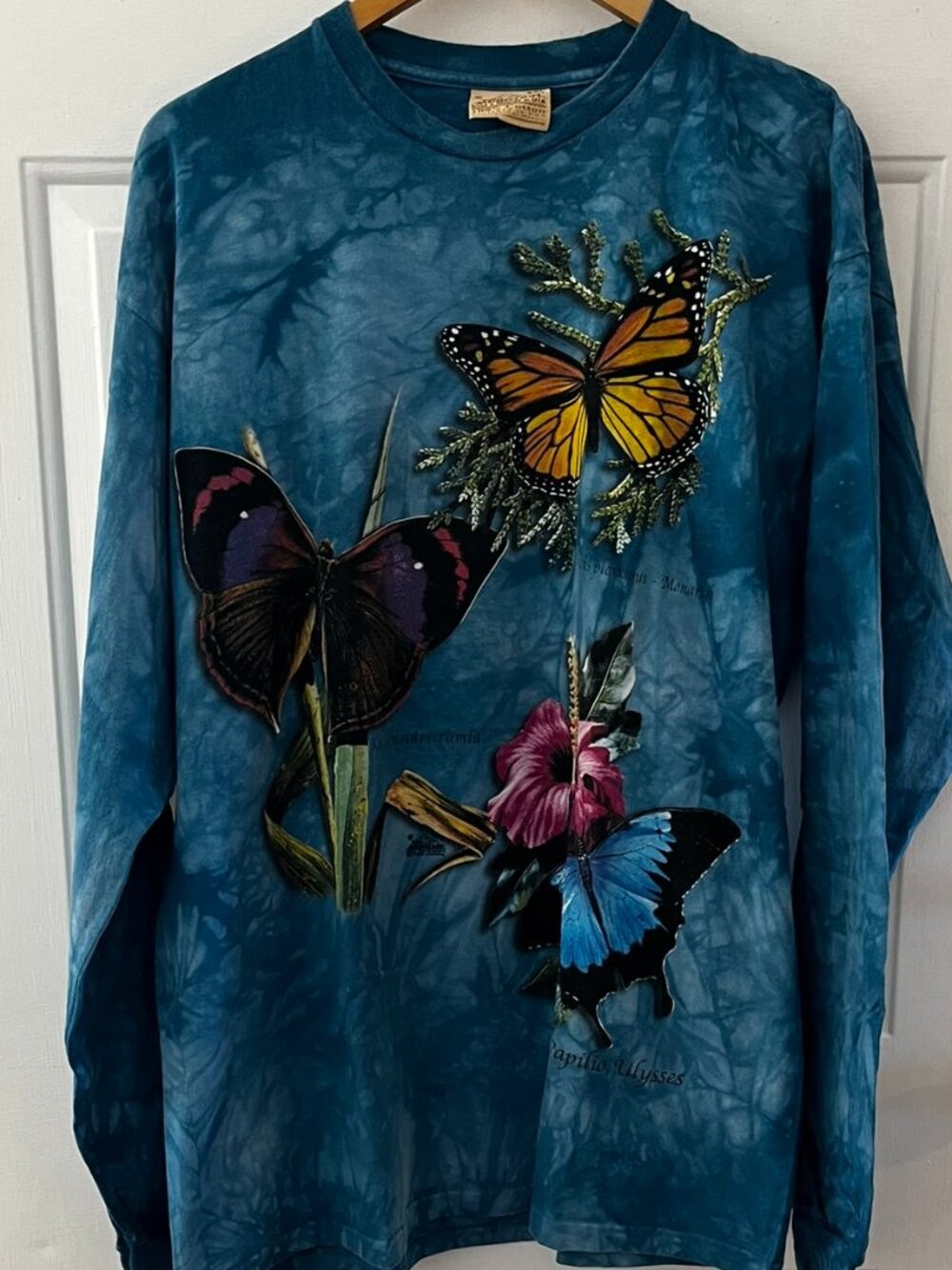 Vintage The Mountain Wings Of Paradise Cambridge Butterfly Long Sleeve Tee Shirt - Picture 8 of 8